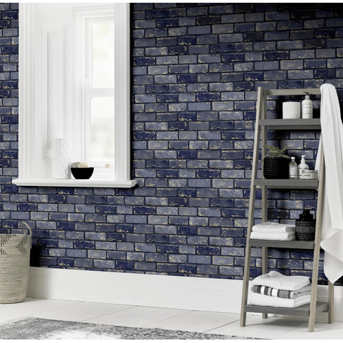 Wayfair Peel & Stick Brick, Wood, Stone Wallpaper